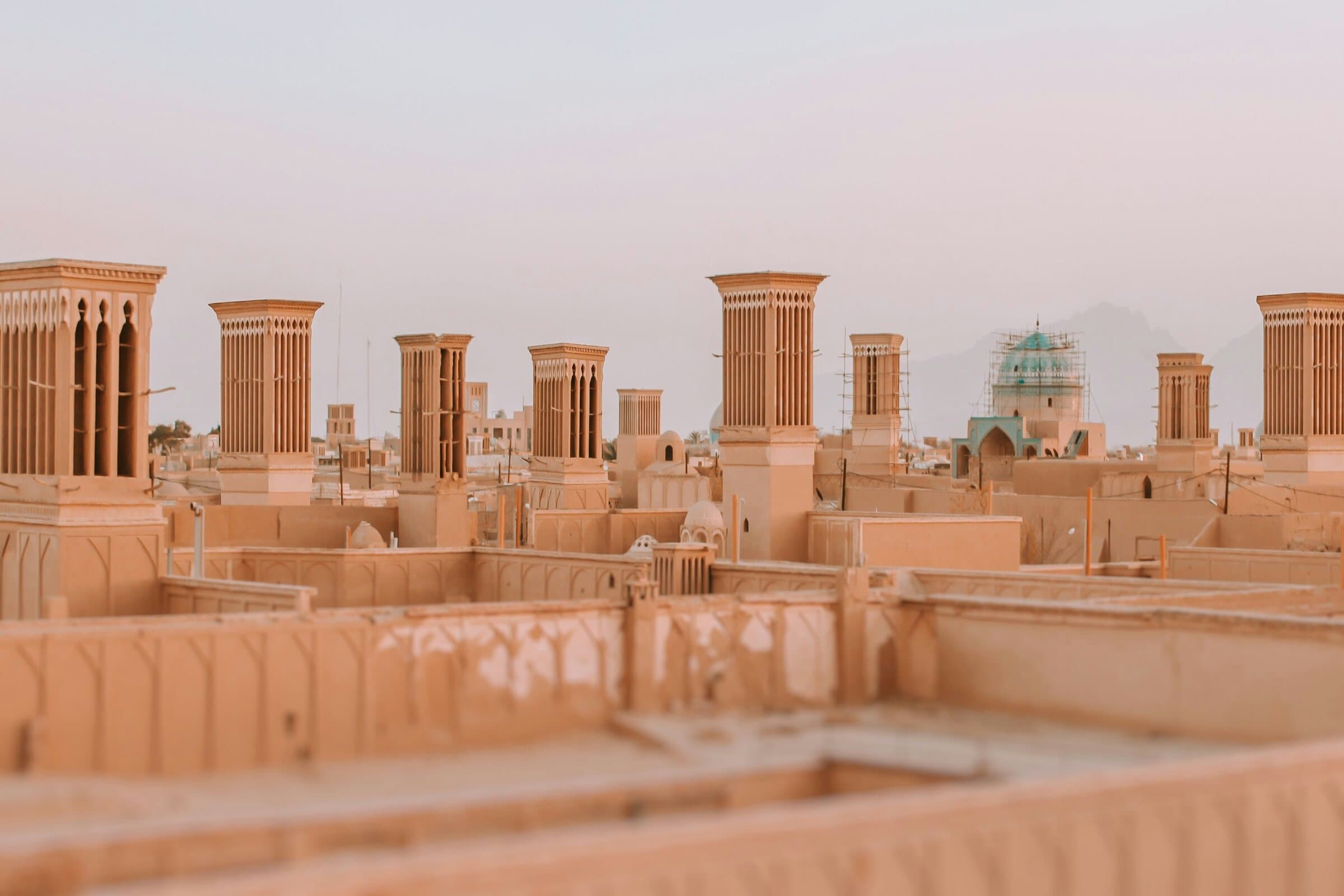بامها و بادگیرهای سنتی یزد